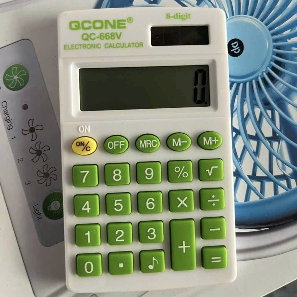 Máy tính Casio QC-668V | Chính hãng