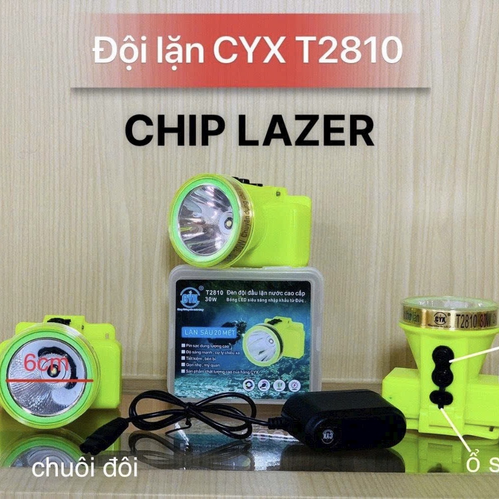 Đèn đội đầu CYX T2810 chip lazer