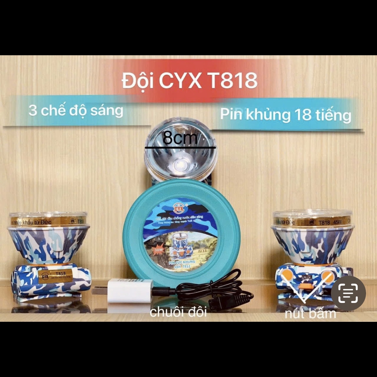 Đèn đội đầu CYX T818