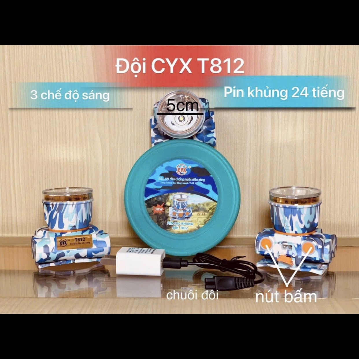 Đèn đội đầu CYX T812