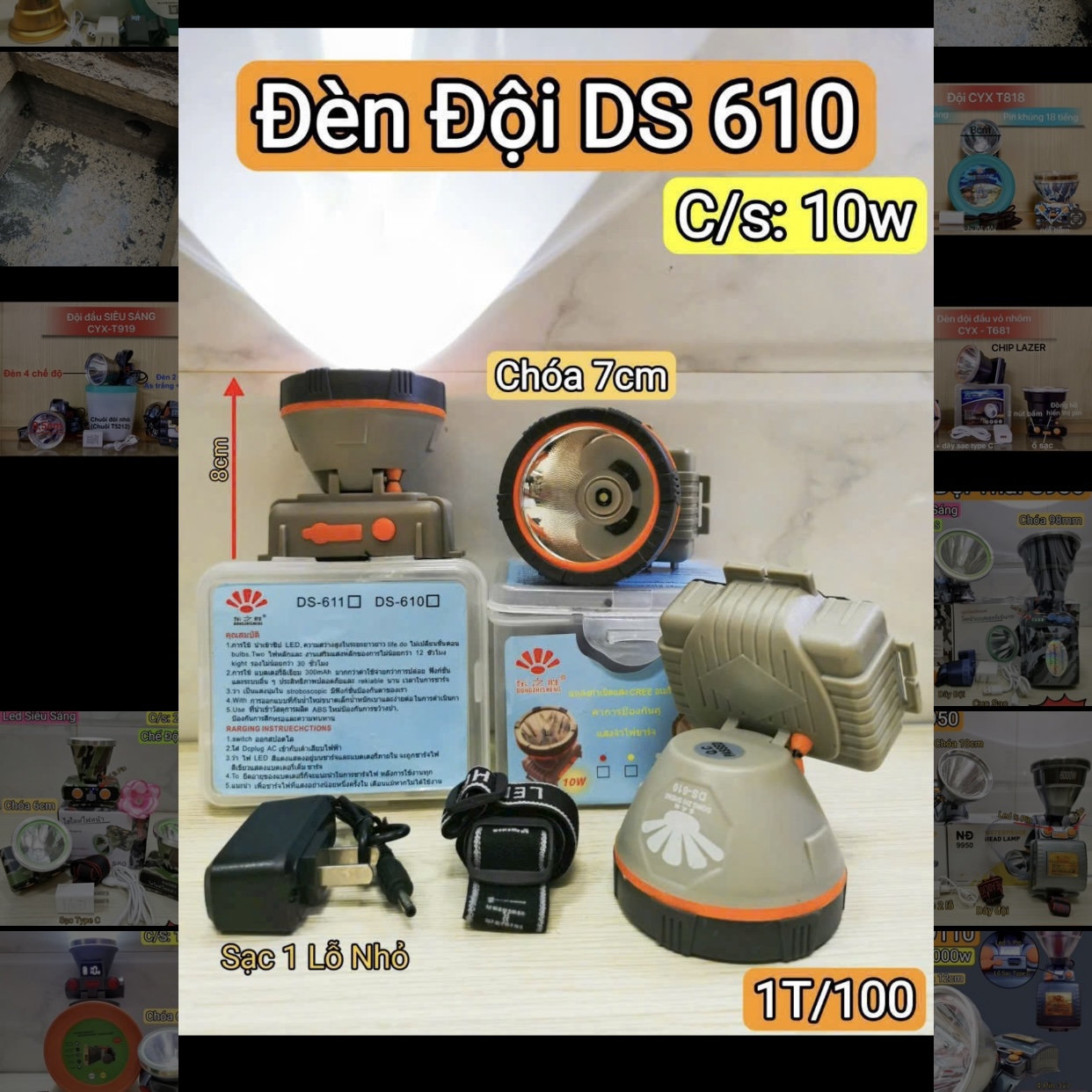 Đèn đội đầu DS 610