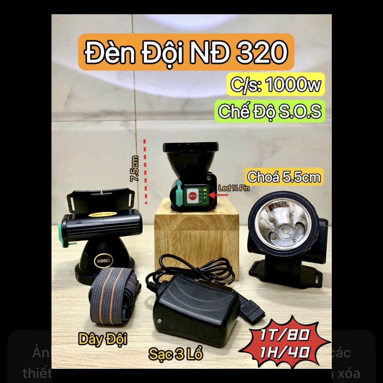 Đèn đội đầu NĐ 320