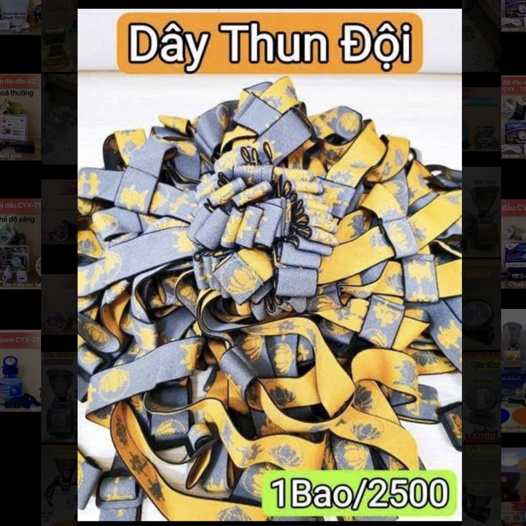 Dây thu đội 1 bao 2500