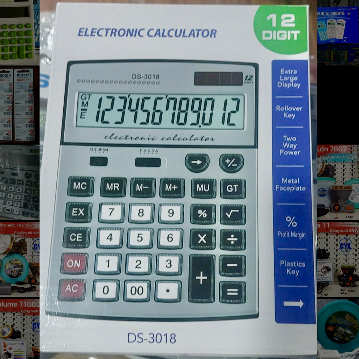 Máy tính Casio DS-3018 || Chính hãng